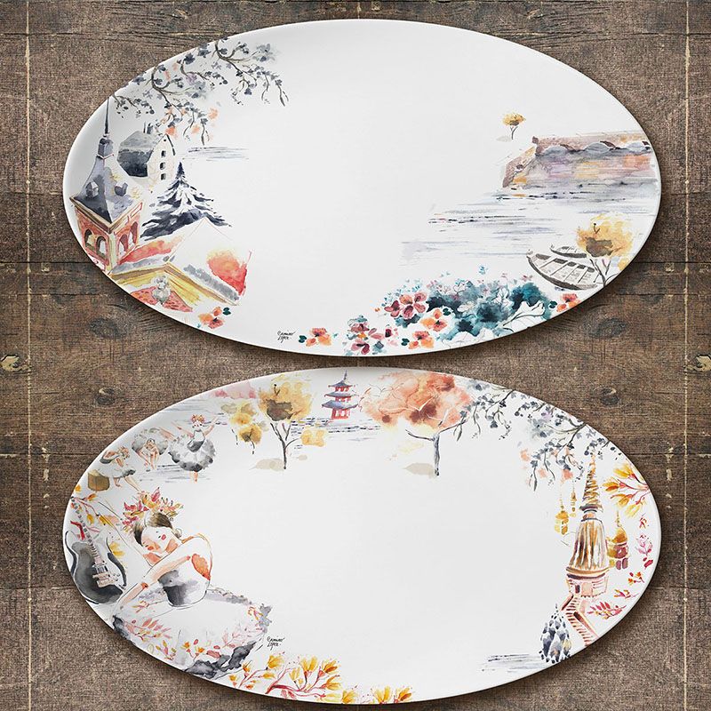 Vajillas estampadas 13