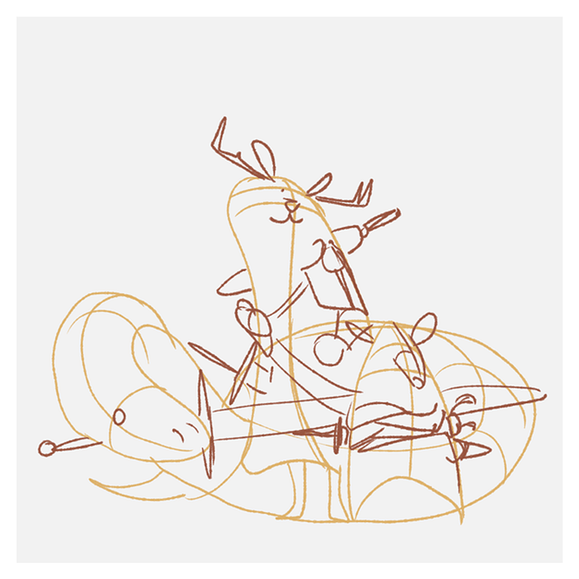 La añadidura de detalles después de elegir los conceptos de la lista magnifica   de Patricio.