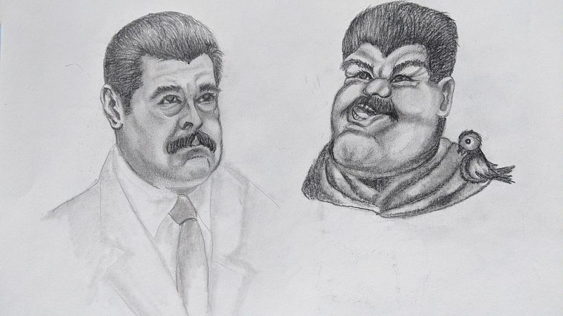 Mi Proyecto del curso: Retrato en caricatura con grafito 0