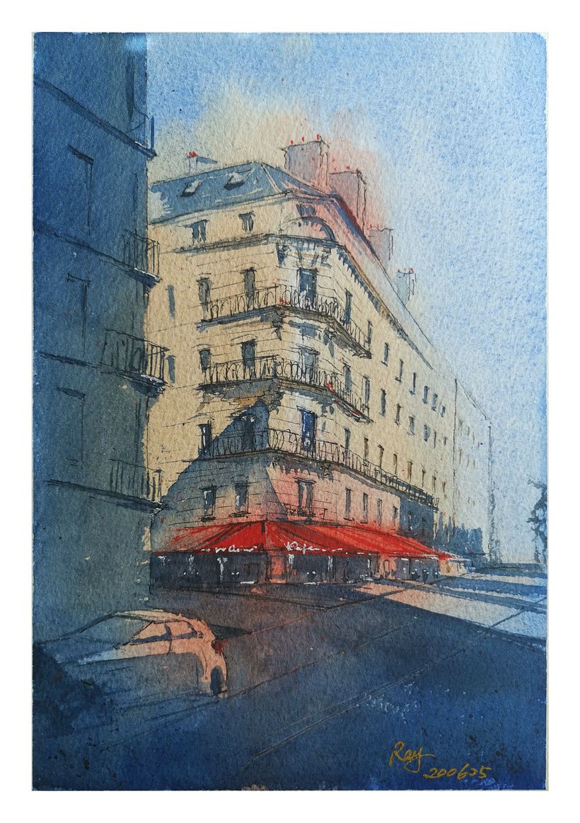 Ray's Watercolor practice  -1