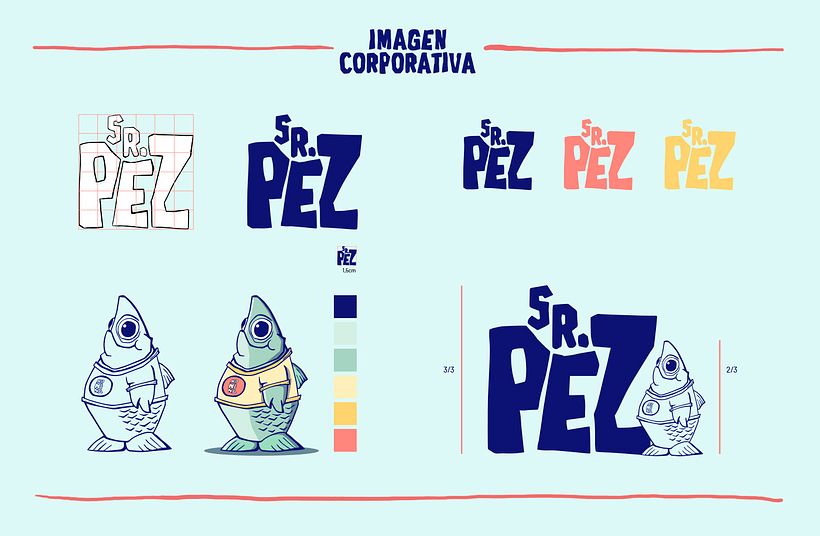 Main character and logo