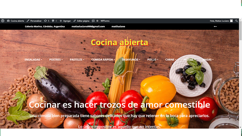 Mi Proyecto del curso: Creación de una web profesional con WordPress 0