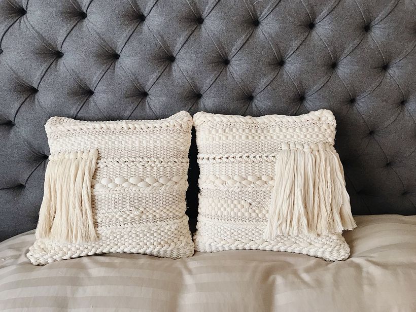 Decorative cushion by Tramarte