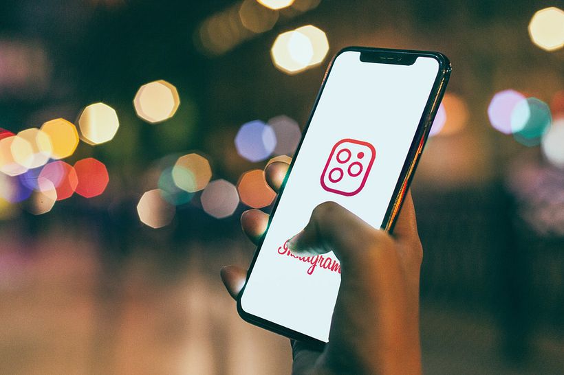 Fotomontaje en un dispositivo móvil.