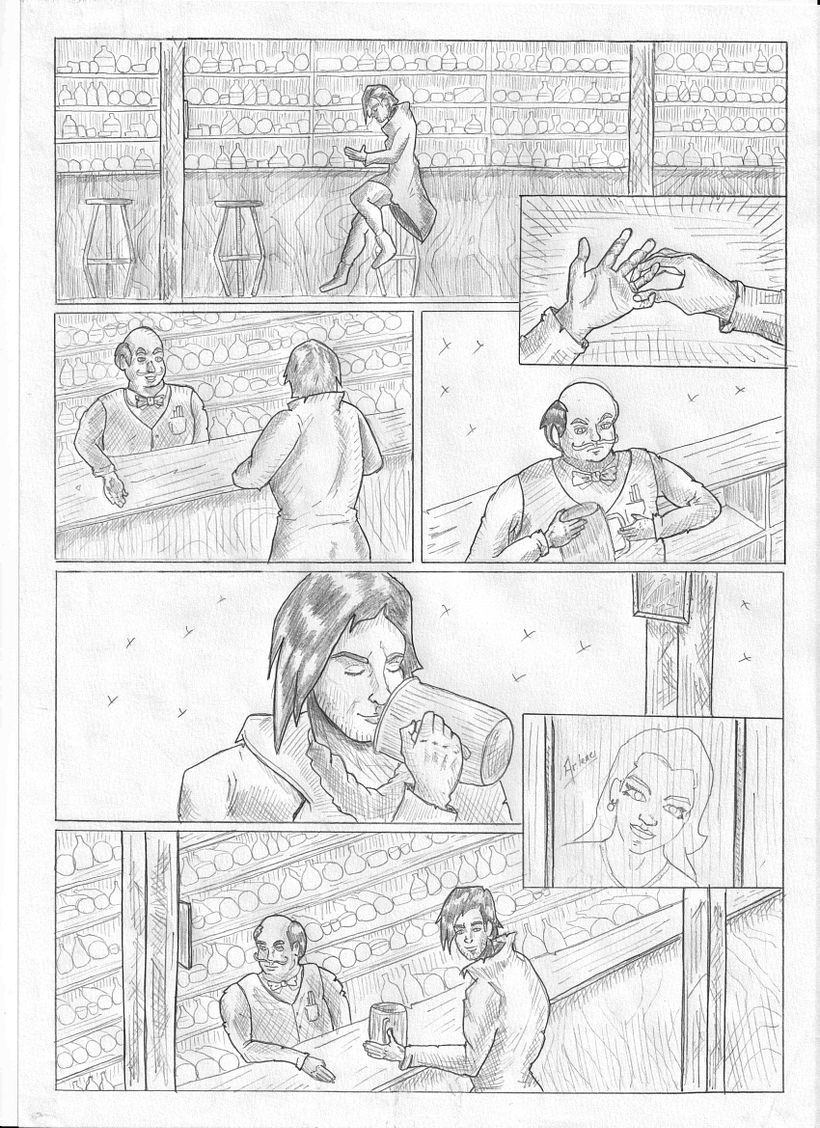 Mi Proyecto del curso: Dibujo a lápiz para cómics de superhéroes 0