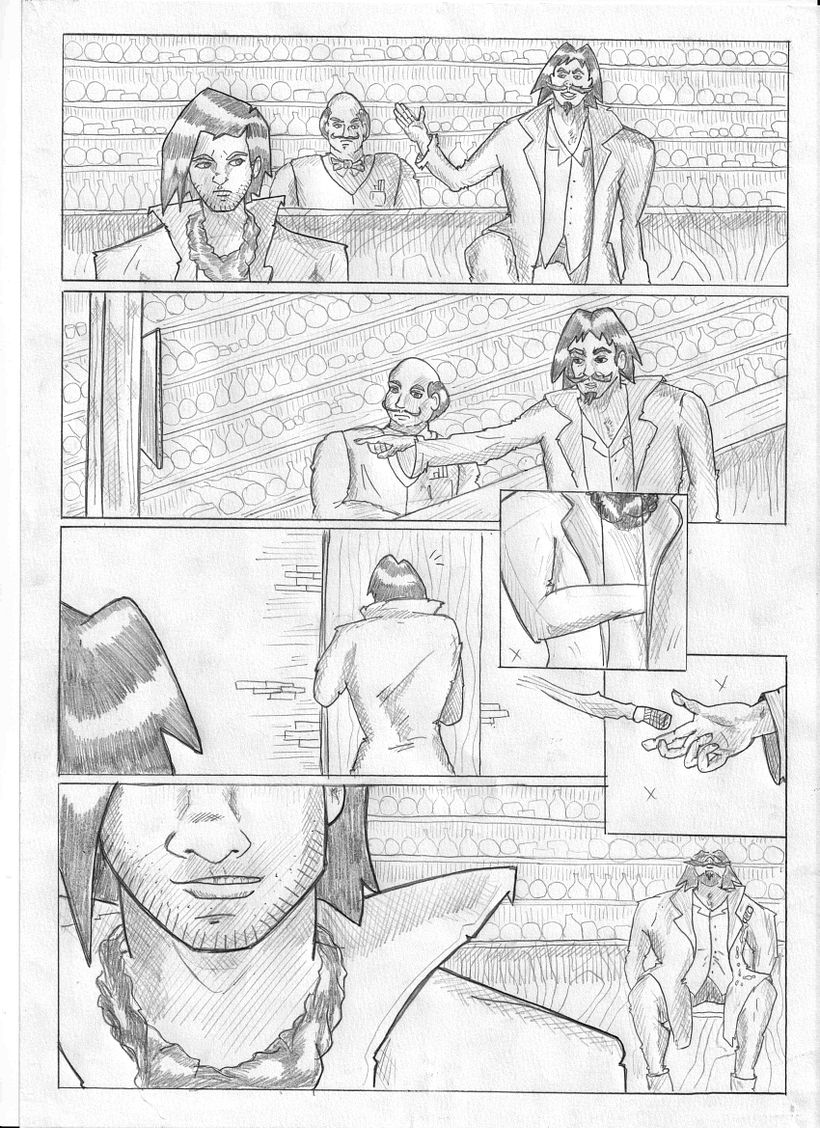 Mi Proyecto del curso: Dibujo a lápiz para cómics de superhéroes 3