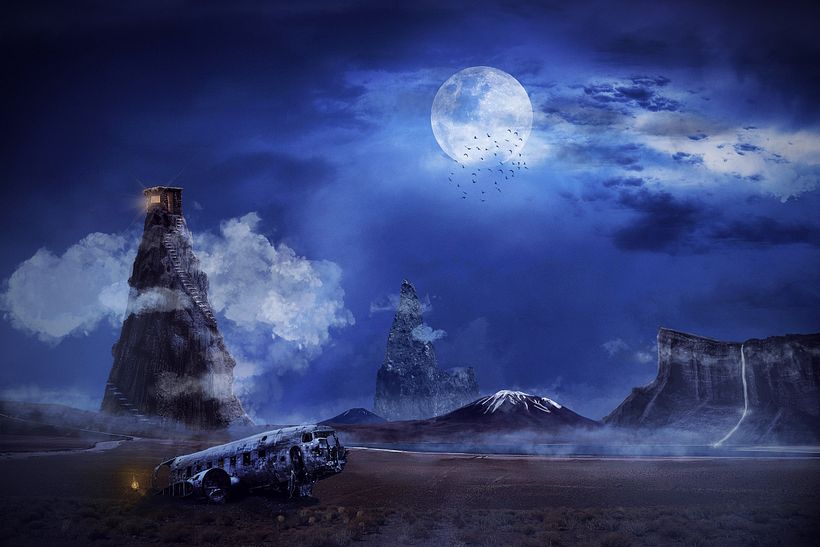 Mi Proyecto del curso: Matte Painting: creando mundos fotorrealistas 0