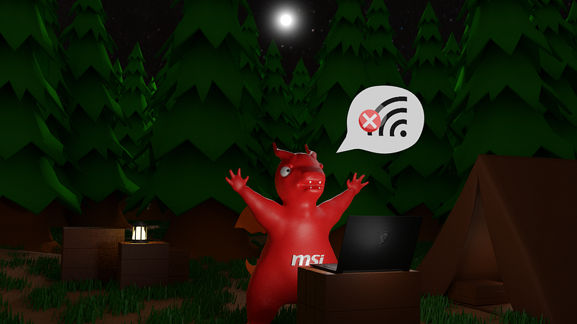 Lucky de paseo en el bosque y... olvidó un pequeño detalle