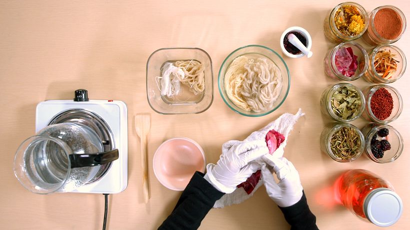 You will need a list of simple materials to be able to dye your fabrics