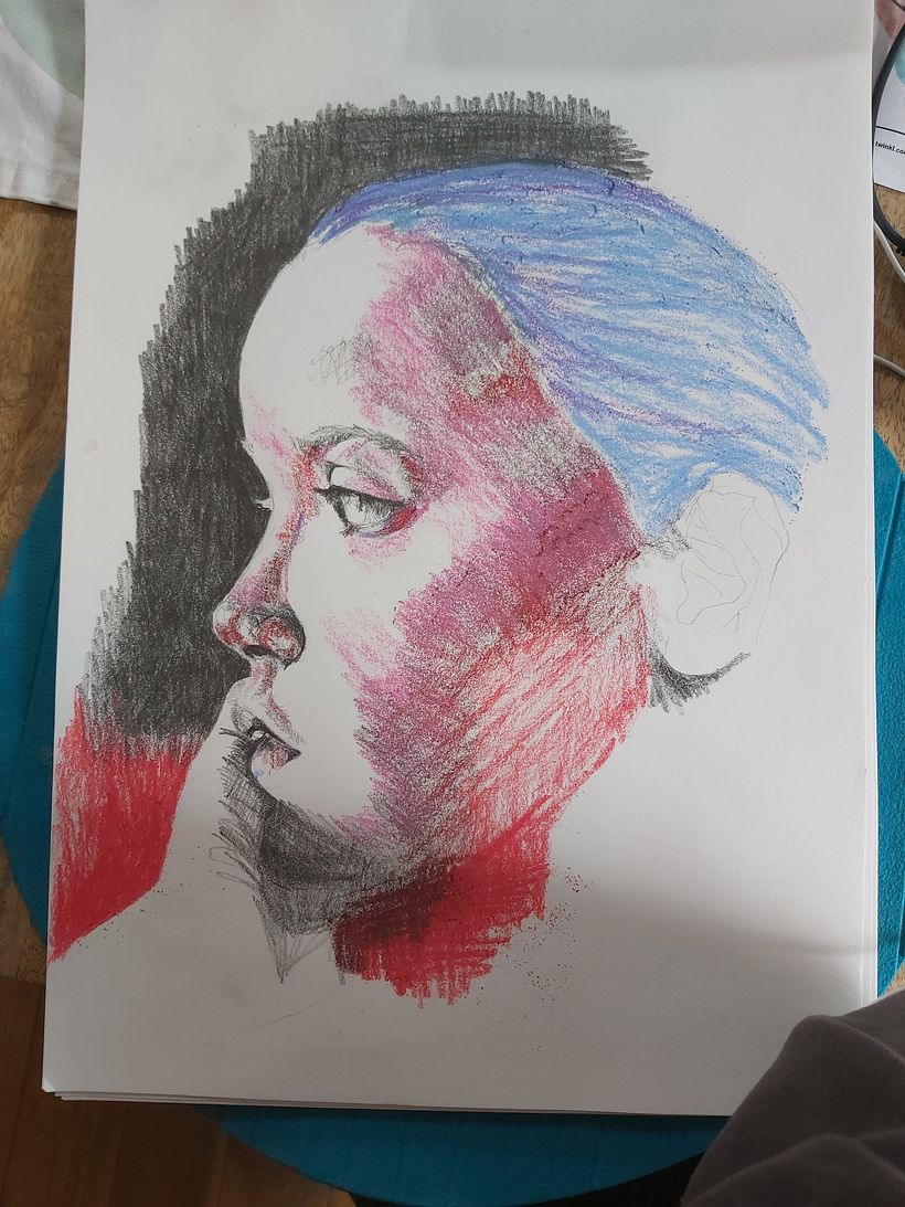 Hair not strong enough & chin too long/undefined