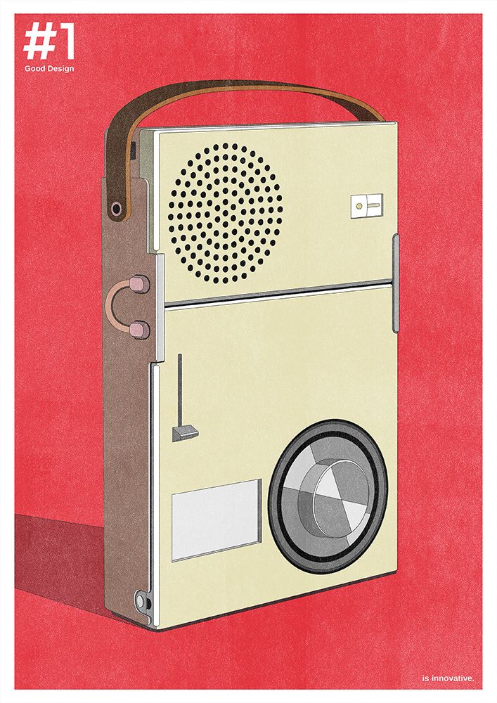 Radio TP1 (1959) de Rams. Delima / Haus Der Riso