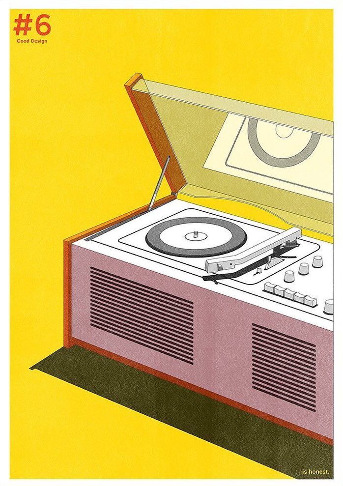 SK4 (1956) de Dieter Rams y Hans Gugelot. Delima / Haus Der Riso