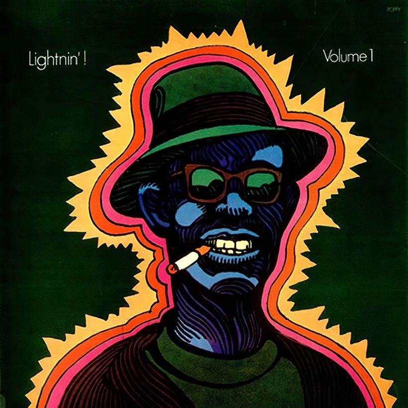 Lightnin' Hopkins, 1969. Cover by Milton Glaser.