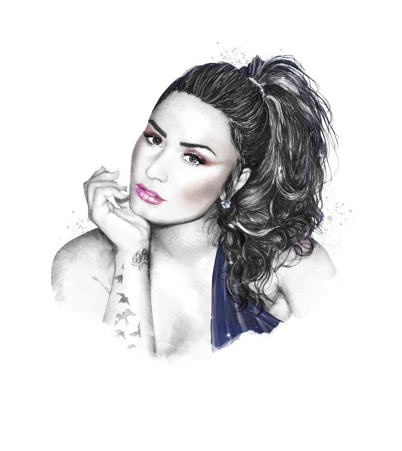 Portrait of Demi Lovato