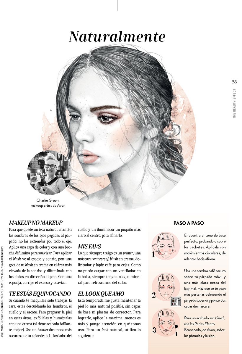 This is an example of how one of the illustrations was used in the magazine.