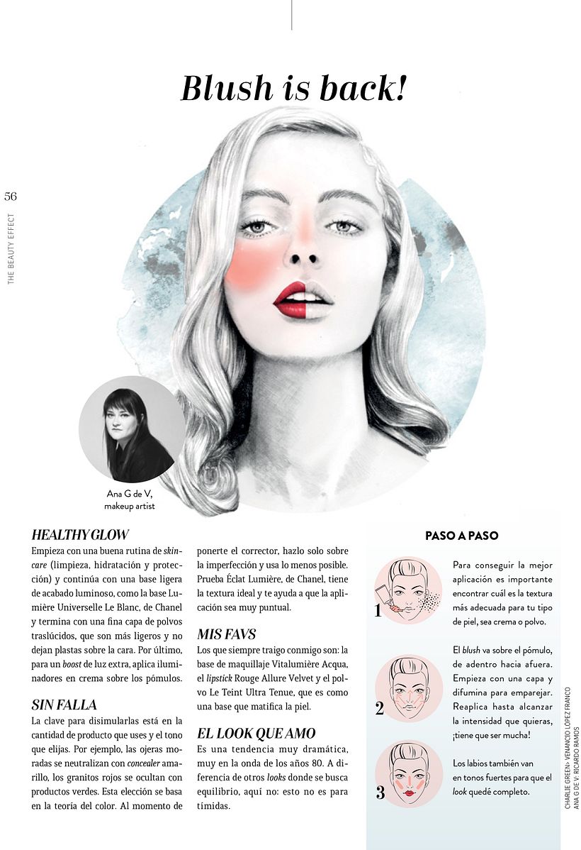 This is an example of how one of the illustrations was used in the magazine.