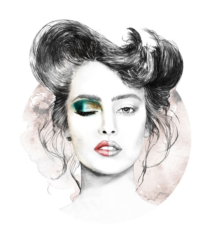 Make-up tutorial portraits for The Beauty Effect Magazine  4