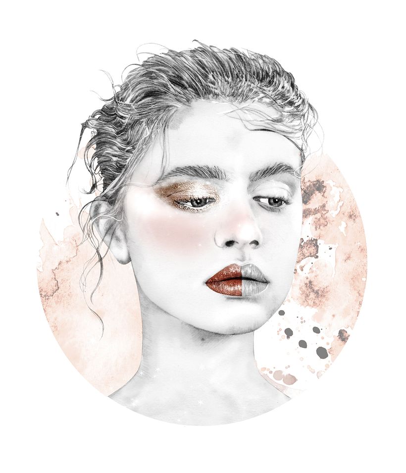Make-up tutorial portraits for The Beauty Effect Magazine  6