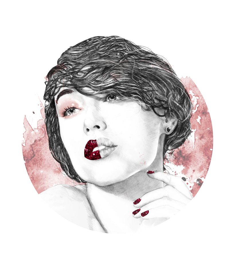 Make-up tutorial portraits for The Beauty Effect Magazine  7