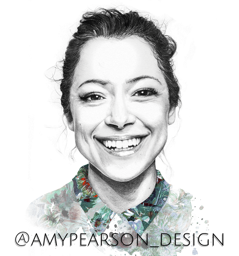 This GIF briefly shows my process of how I build up the detail in my portraits
