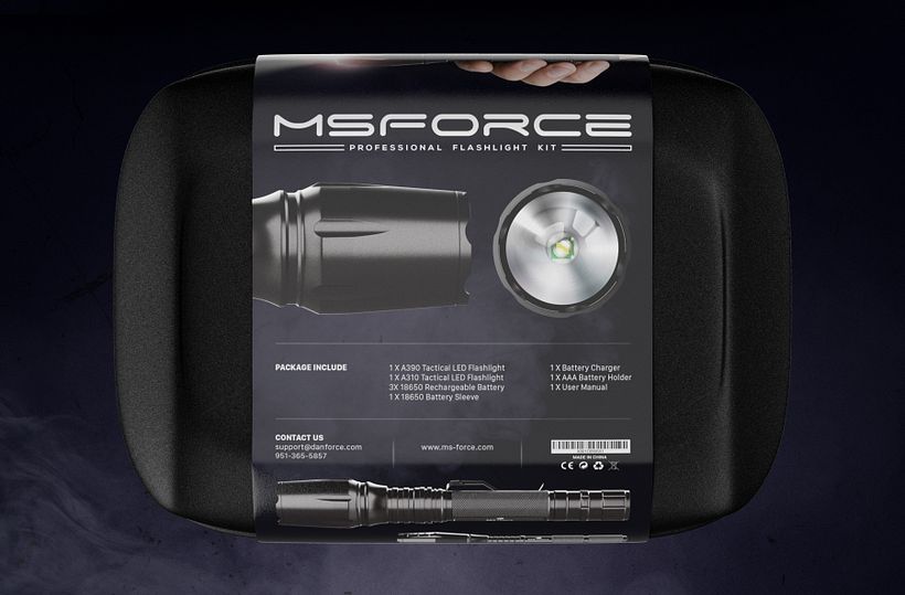 MS Force Flashlight 10