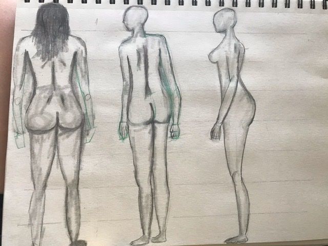Day 20 of any draw. Third day of human proportions. 