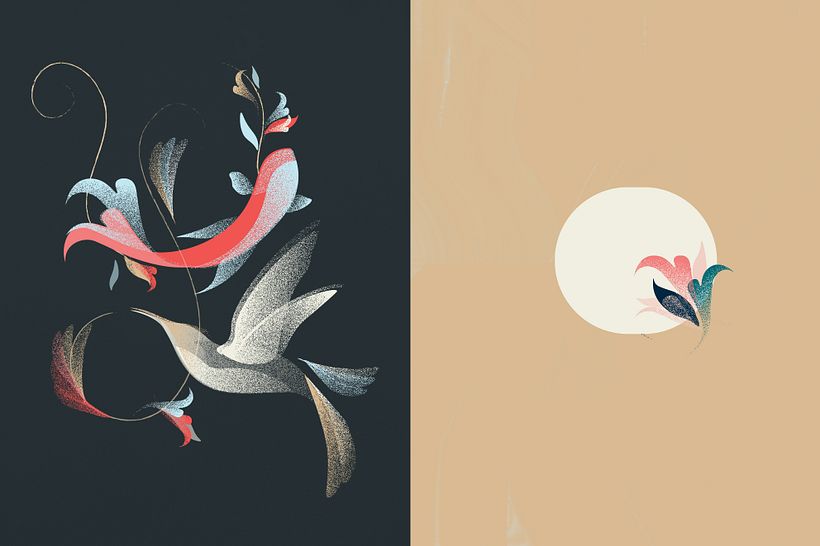My project in Flat Illustration with Photoshop course - Digital Illustration