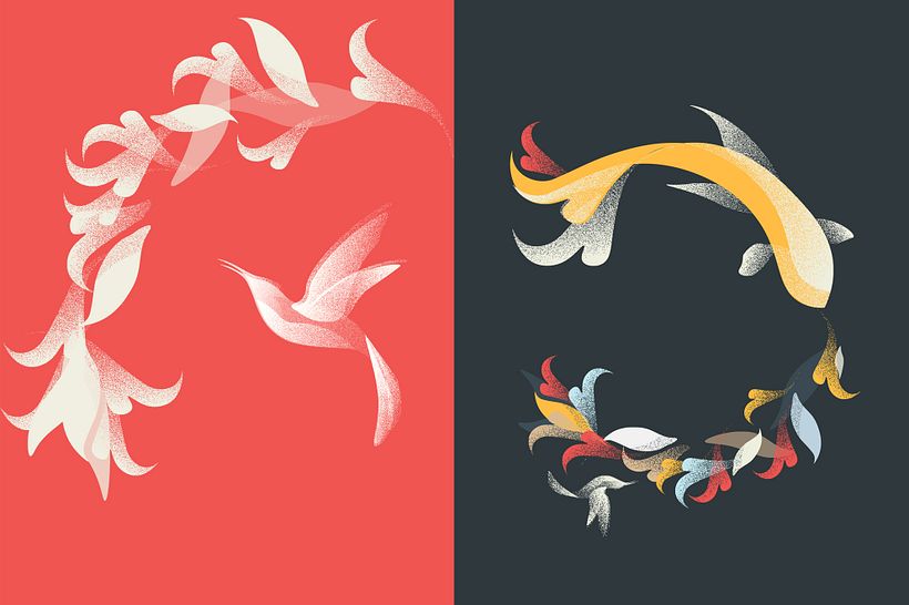 My project in Flat Illustration with Photoshop course - Digital Illustration