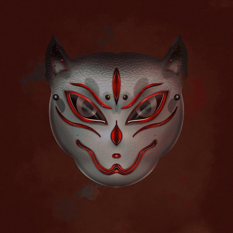 Meu projeto do curso: Ilustração digital com Procreate - Kitsune 1