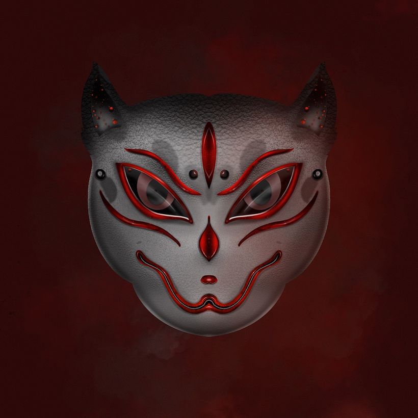 Meu projeto do curso: Ilustração digital com Procreate - Kitsune 2