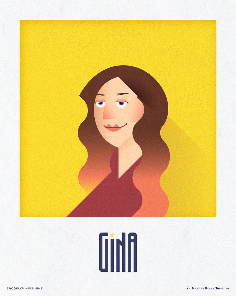 Brooklyn Nine-Nine · Retrato geométrico minimalista 6