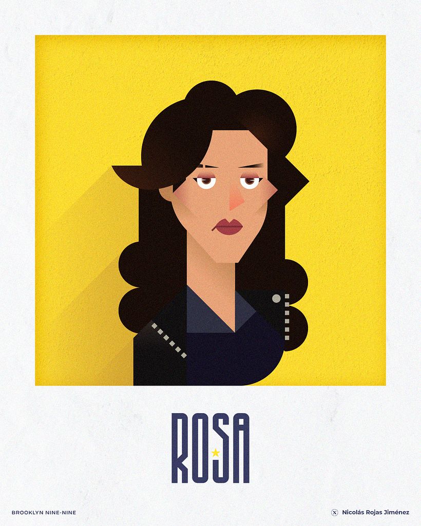 Brooklyn Nine-Nine · Retrato geométrico minimalista 4