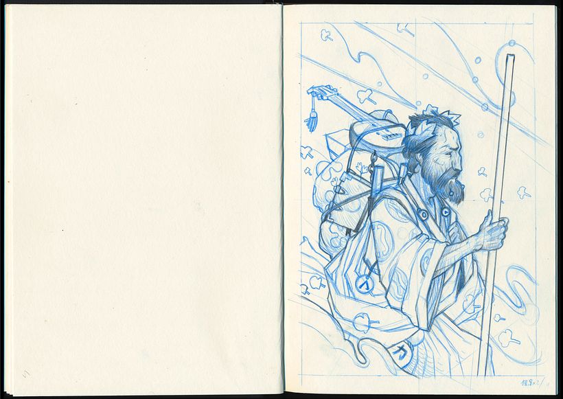 Tachán! Boceto final definitivo.