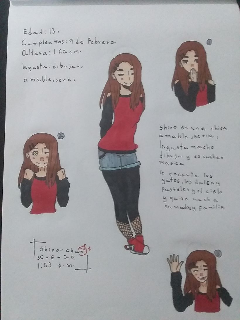 SHIRO. MI primer personaje de manga 0