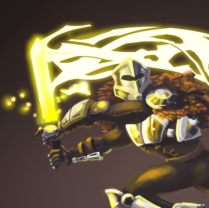 Plasma sword - Ilustración tradicional