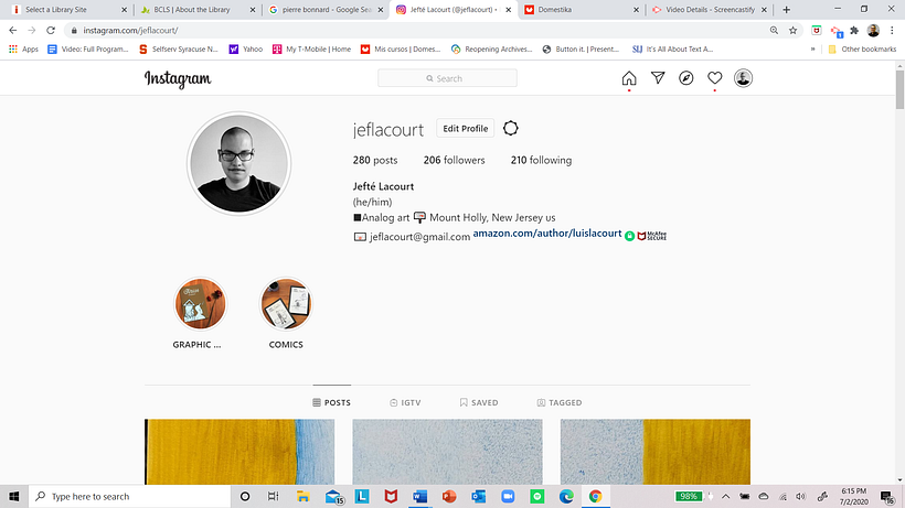 My project in Creating an Illustration Portfolio on Instagram course 0