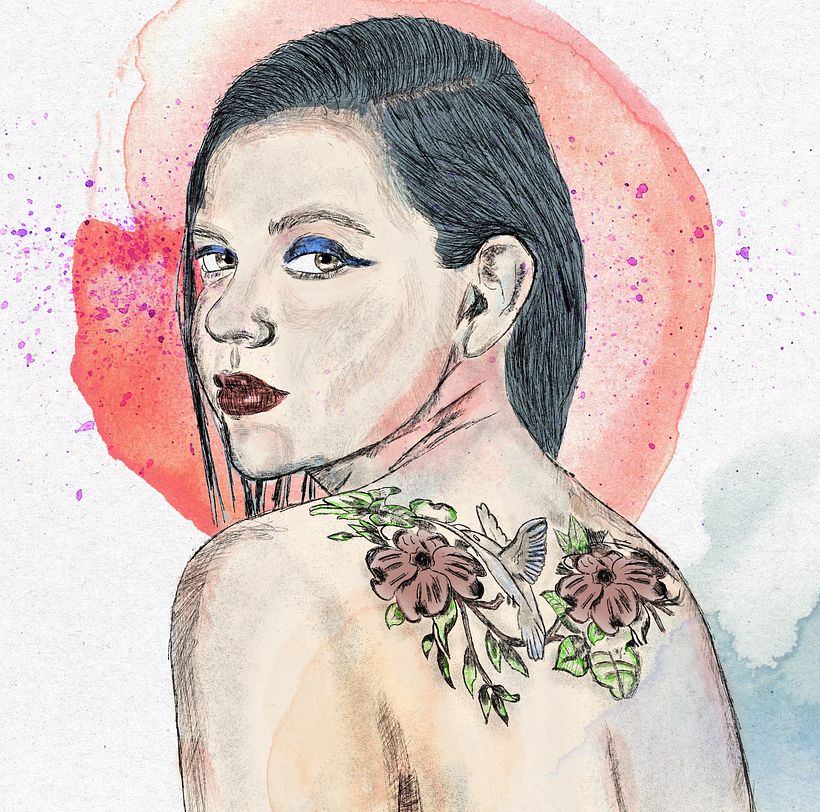 Amiga y su Tatuaje.