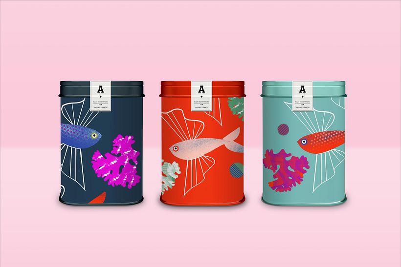 Esta é a primeira versão do peixe, mais orgânico