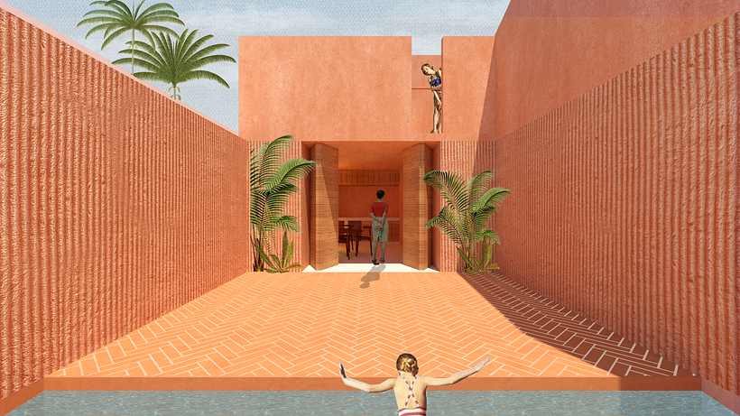 PERSPECTIVA DE PATIO INTERIOR