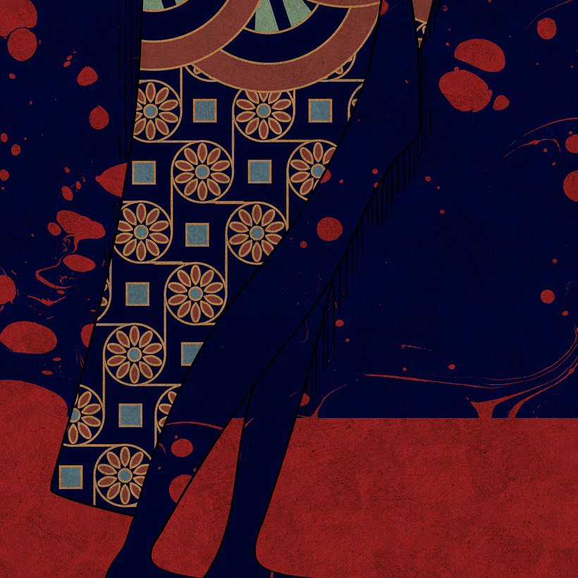 My project in Vectorial Illustration: more volume and rock and roll course 2