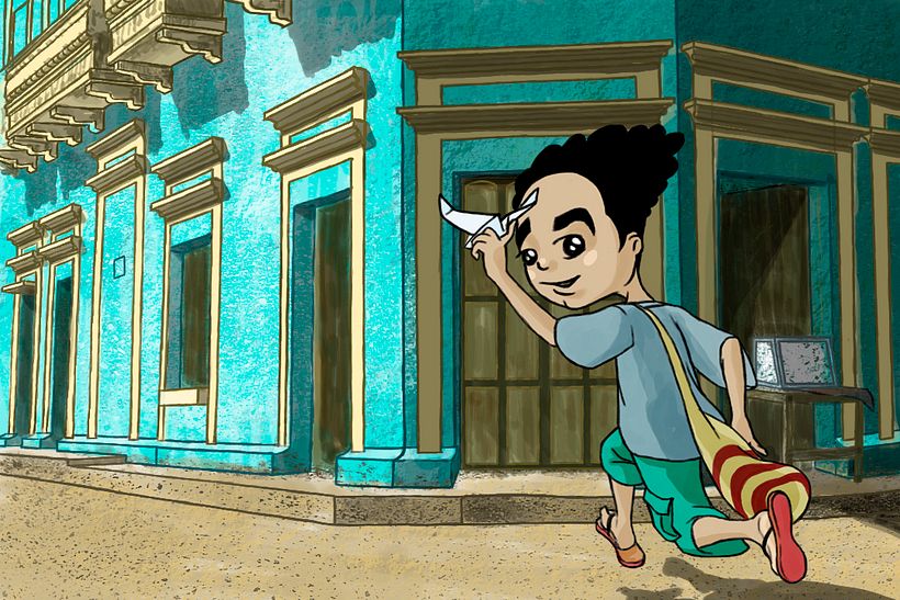 FELIPE DOTHEE @dotheeilustration EL DESCUBRIMIENTO DE AMERICA, PEDRO leading role  8