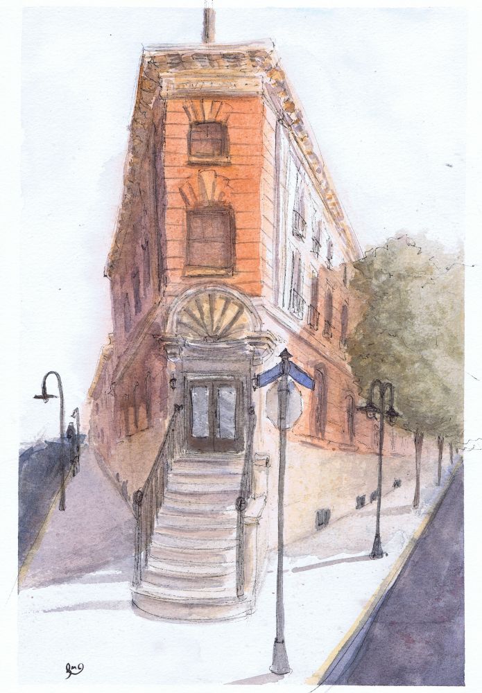My project in Architectural Sketching with Watercolor and Ink course 0