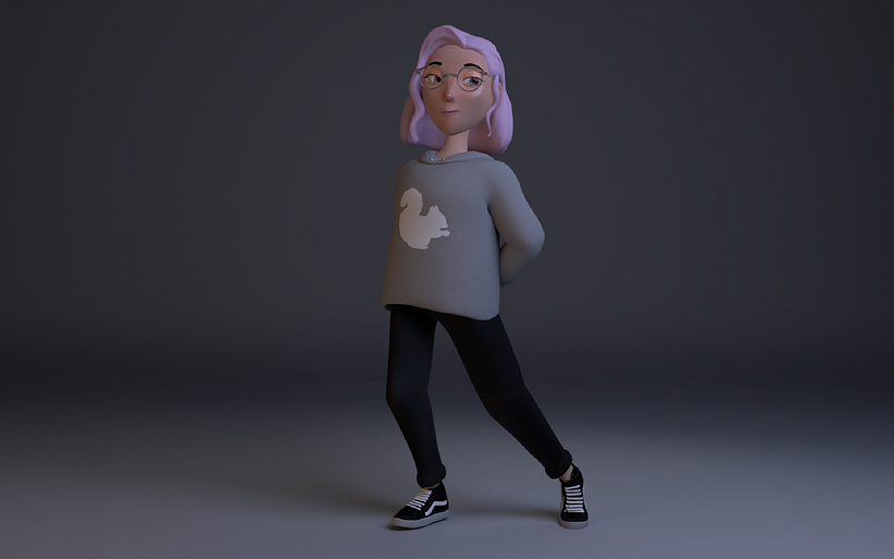 Mi Proyecto del curso: Rigging: articulación facial de un personaje 3D 1