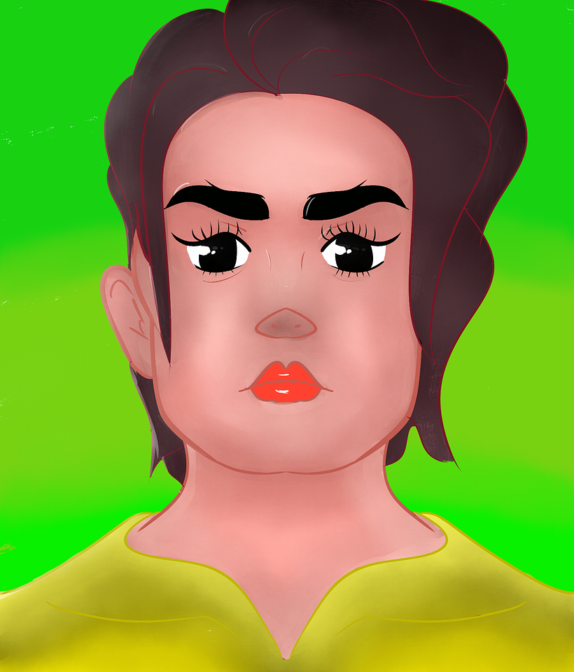 Meu projeto do curso: Retrato de personagens femininas com Procreate -1