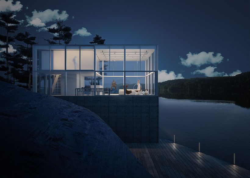 Mi Proyecto del curso: Representación de espacios arquitectónicos con 3D Studio Max - Dijital Mimarlık