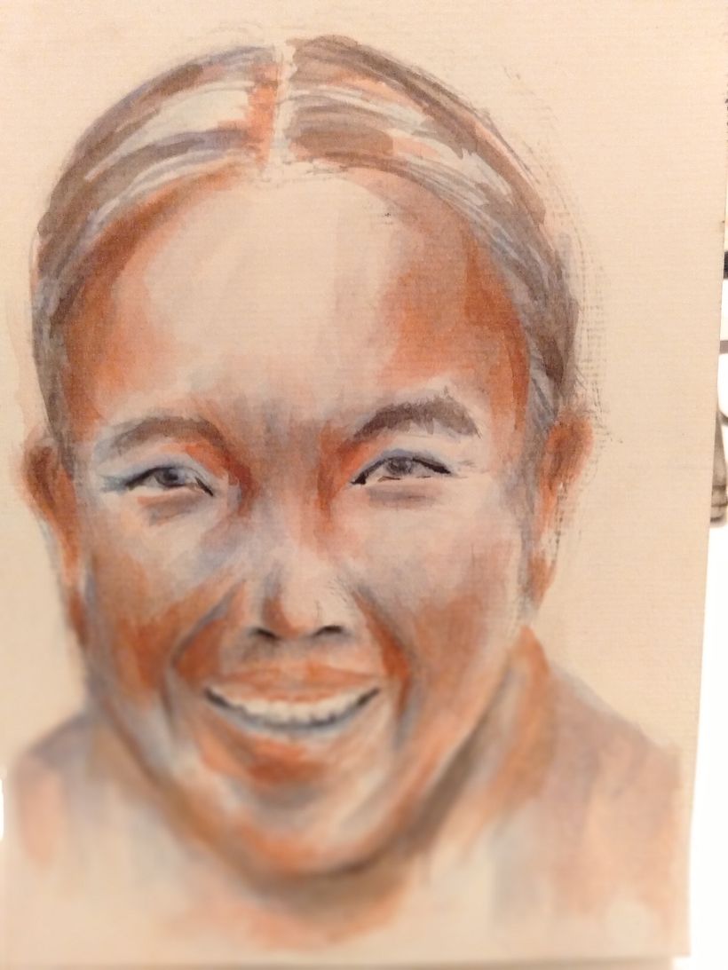 Mi Proyecto del curso: Retrato artístico en acuarela 2