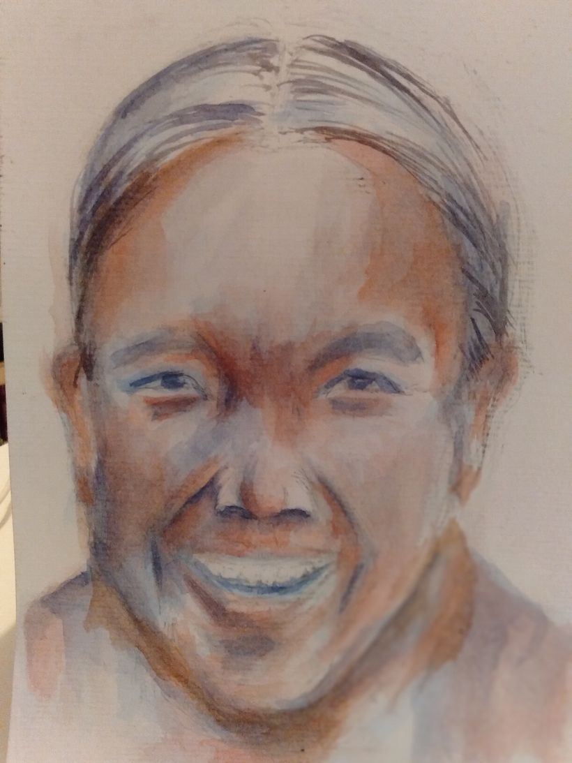 Mi Proyecto del curso: Retrato artístico en acuarela 4