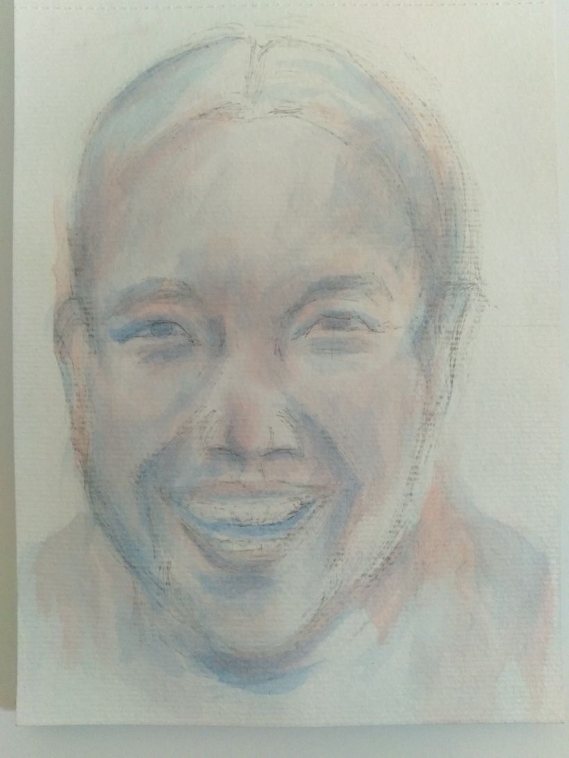 Mi Proyecto del curso: Retrato artístico en acuarela 5