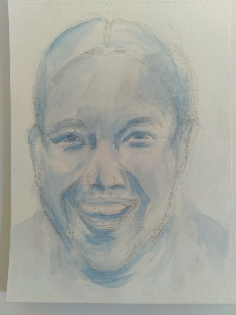 Mi Proyecto del curso: Retrato artístico en acuarela 6