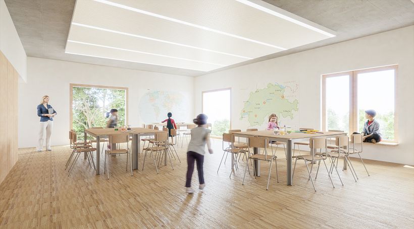 Imágenes 3D para concurso en Birmestorf, Suiza. FOCKETYN DEL RIO Studio. 0